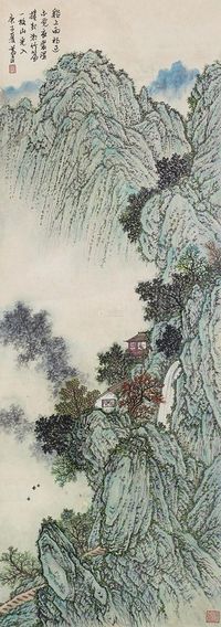 黎葛民 山水 立轴