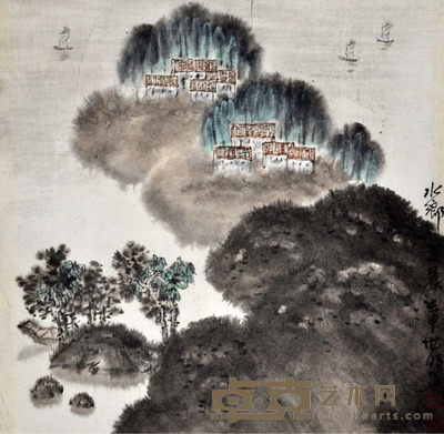 蔡世明 水乡 64.5*68
