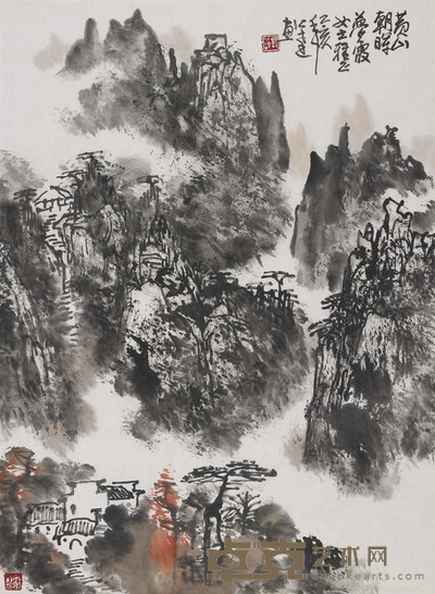 郭公达 黄山朝晖 50×69