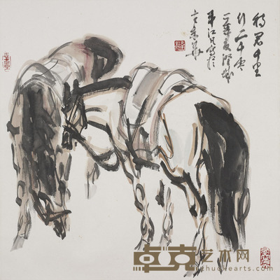 韦江凡 骏马 68×68