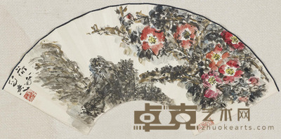 吴冠南 花卉 19×54.5