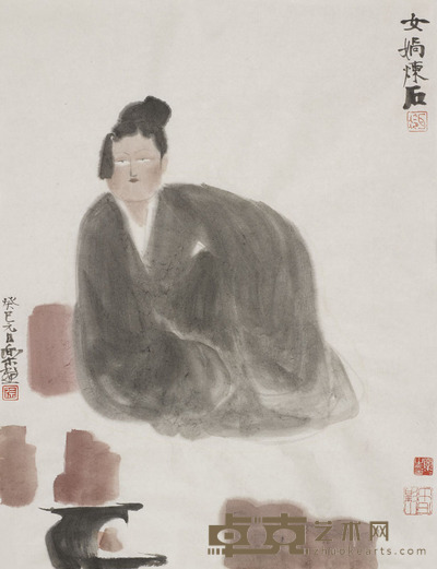 徐乐乐 女娲炼石 35×46