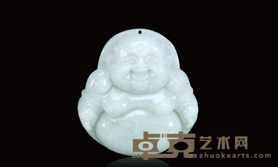 翡翠弥勒挂件 4.7×4.3