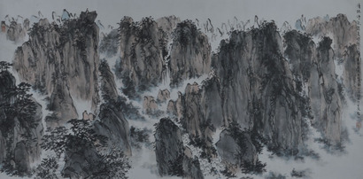 徐钢 山水 清秋净气