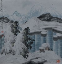 于志学 冰雪山水