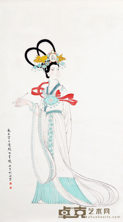 陈德西 永乐宫壁画 84cm×46cm 约3.5平尺