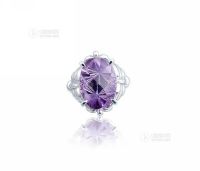 紫水晶PT900铂金戒指