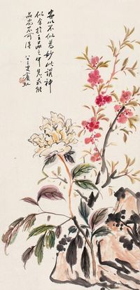 黄宾虹 花卉 立轴