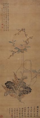 方薰 辛亥（1791年）作 菜根香 立轴