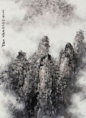 王盛烈 山水 立轴