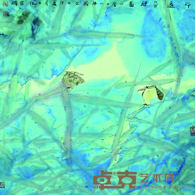 毛宗泽 平运春疏图 68*68cm 约:4.16平尺