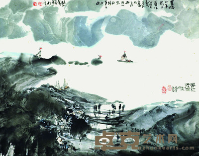 张善平 山水 51*64cm 约:2.94平尺