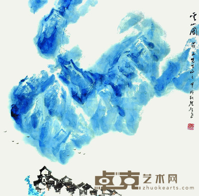 邵声朗 山水 68*67cm 约:4.10平尺
