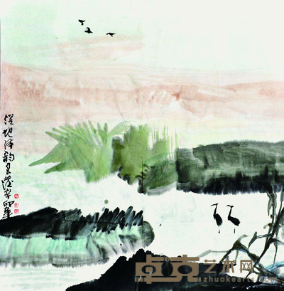 吴良发 山水 68*68cm 约:4.16平尺