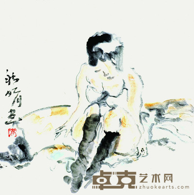 纪秋娟 人物 35*35cm 约:1.10平尺