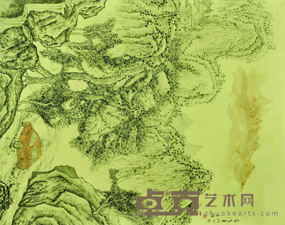 李俊 山水 71*56cm 约:3.58平尺