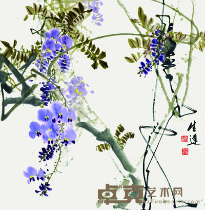 程生达 花卉 68*68cm 约:4.16平尺