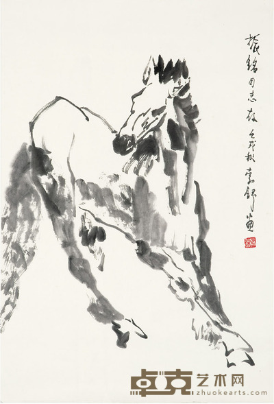刘勃舒 马 80×56cm