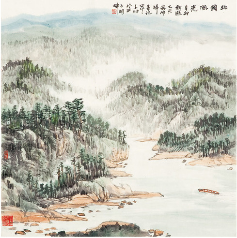 汤玉林 山水