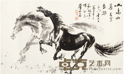 刘福泽 马 67×113cm