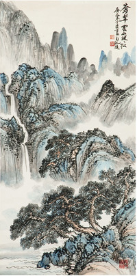 丁清 山水