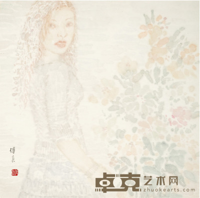 李传真 人物 68cm×68cm