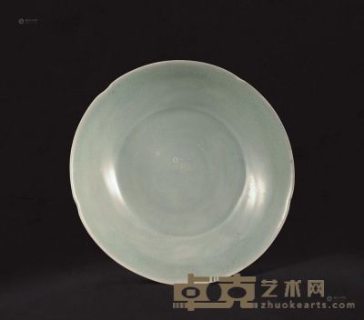 北宋早期 河南窑口 青瓷花口洗 口径16.3cm