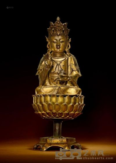明代（1368－1644） 地藏菩萨 高42cm