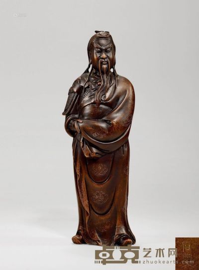 清代（1644－1911） 关公 高24cm