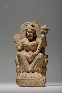 8－9世纪 圣女坐像