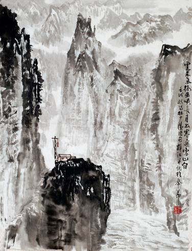 吴梓江 山水