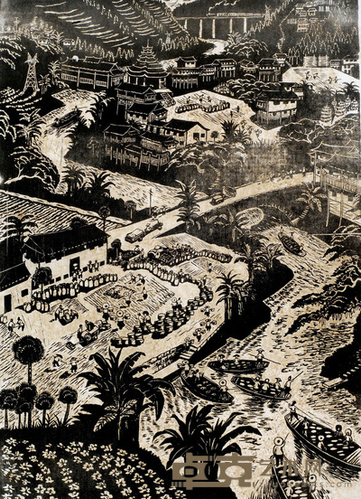 佚名 版画5 54X68cm