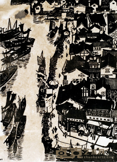 佚名 版画6 55X70cm