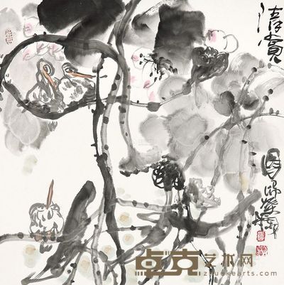 叶烂 清赏图 镜心 68×68cm