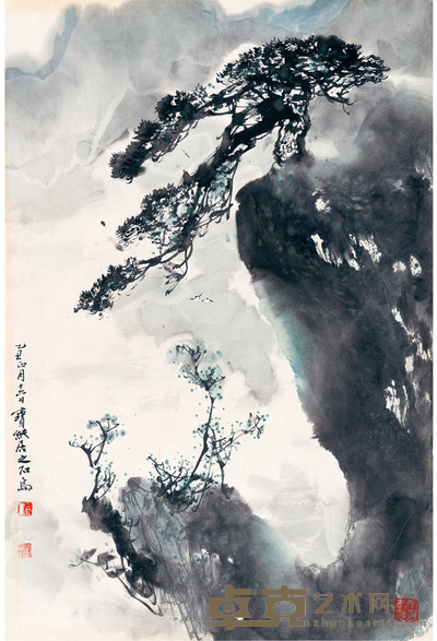 刘宝纯 山水 64×43 cm