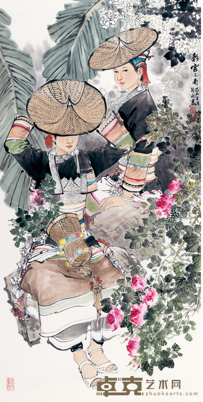 王茂飞 人物 136×68 cm
