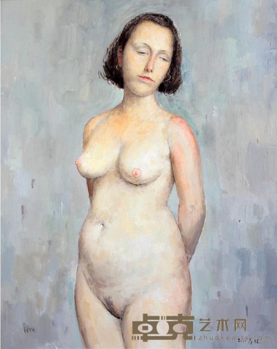 朱春林 俄罗斯少女 90×70 cm