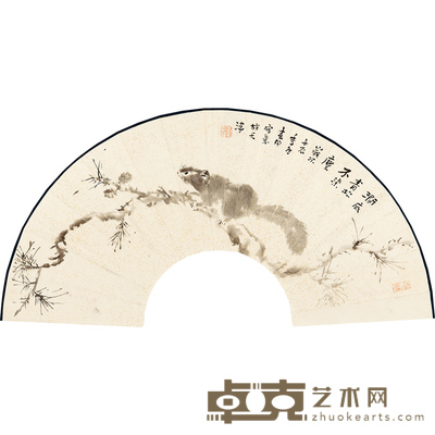 霍春阳 涧底青松不染尘 20×62 cm
