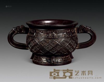 民国 梓檀簋 高12cm