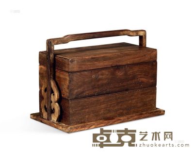 清 木提盒 36×20cm