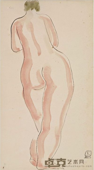 常玉 裸女 448×273cm