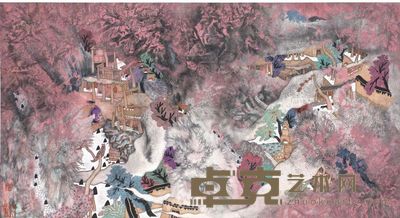 郭华卫 2013年作 云深不知处 969×177cm