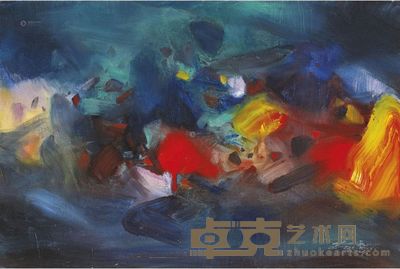 朱德群 2006年作 神彩飞扬 542×811cm