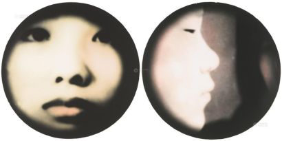 韩磊 2001年作 肖像（两张作品）