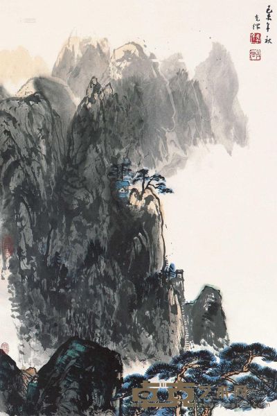 孙克纲 1979年作 山水 镜片 69×46cm