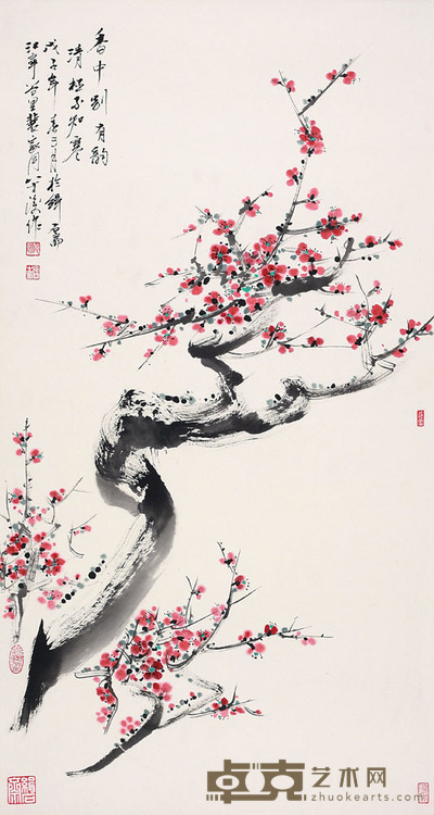 裴家同 香中别有韵 47*89cm