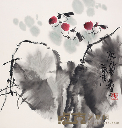 余进 金鱼 45*44cm