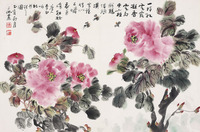 陈丁佛 花卉