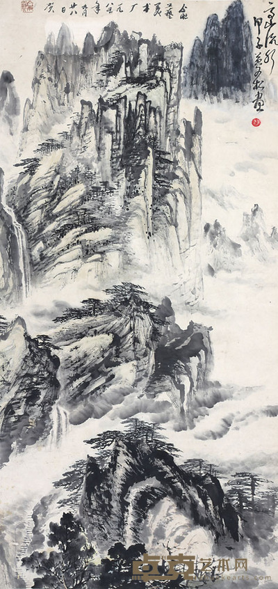 张仲平 高山流水 133*64cm