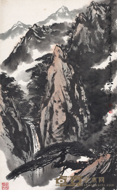 张建中 山水 87*56cm